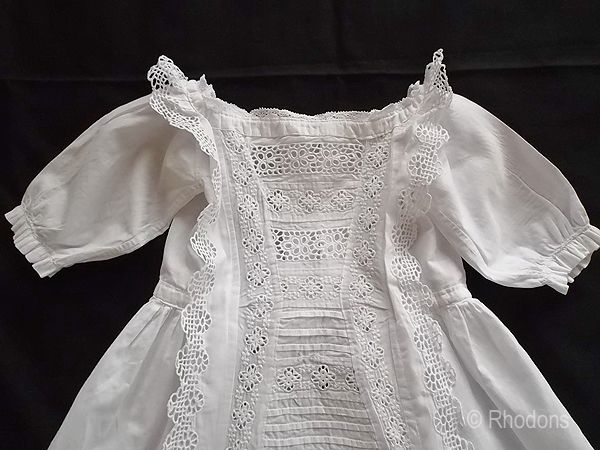 Victorian Lace Baby Christening, Baptism Gown
