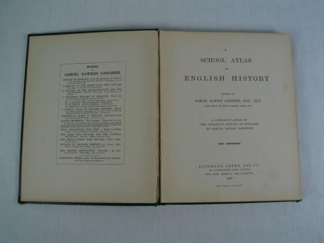 Gardiners Atlas of English History (1907 Edition)