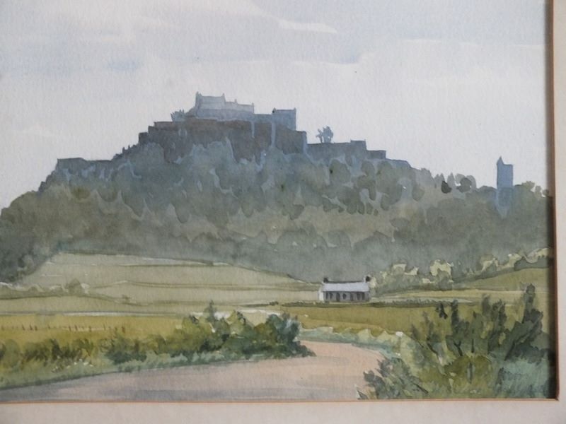Stirling Castle Scotland-Original Watercolour Landscape Painting