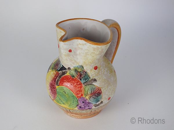Italian Art Vase or Water Jug, Mid 20th Century, From Sorrento