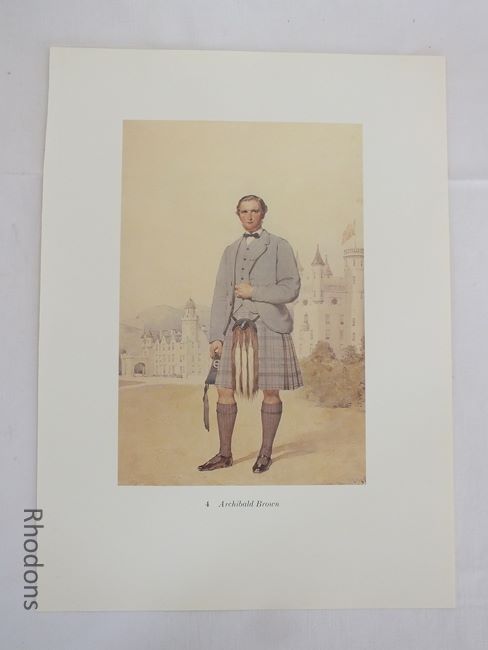 Archibald Brown, 19th Century Scottish Clansman Print By Kenneth Macleay RSA. 