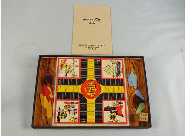 'Asia' Board Game By Deluxe Games Company, New York