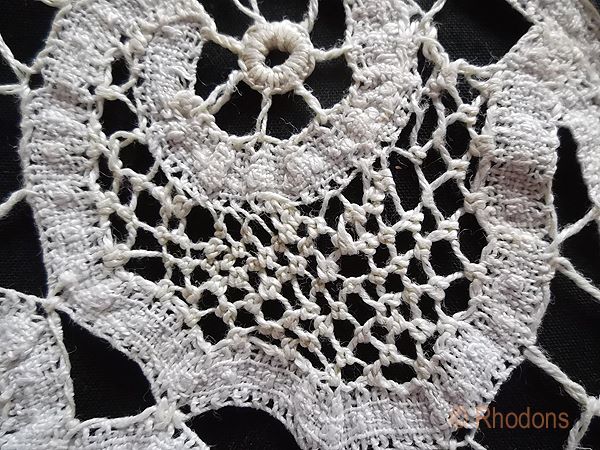 Bertha Collar-Two Toned Mixed Lace