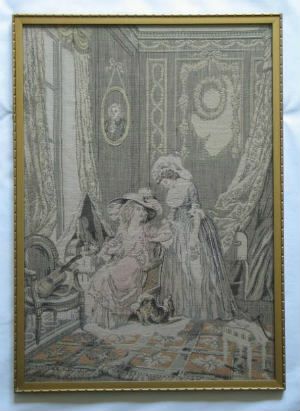 Antique French Woven Tapestry (Lot #2)