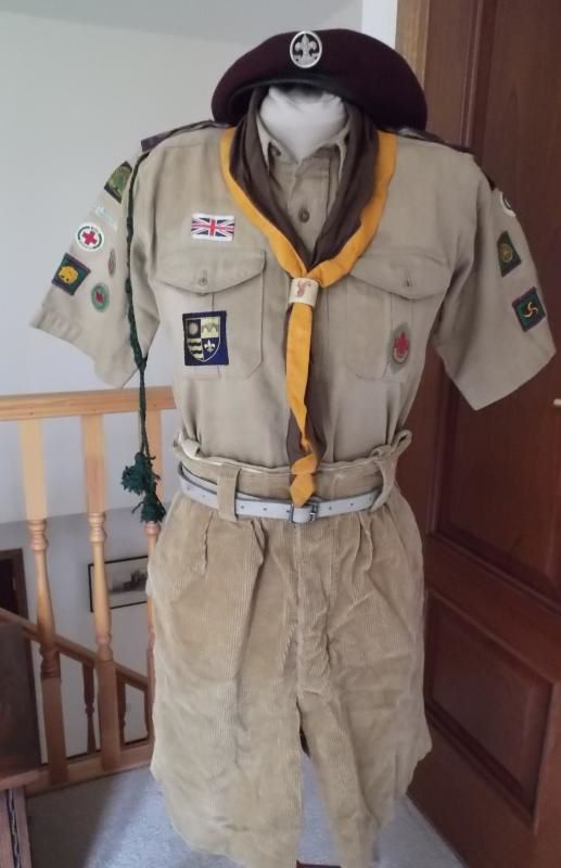 Scout Uniform With Badges - UK Senior Scout Circa 1950s