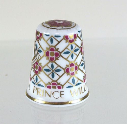 Spode Commemorative Thimble, Birth of HRH Prince William Of Wales, 4 August 1982