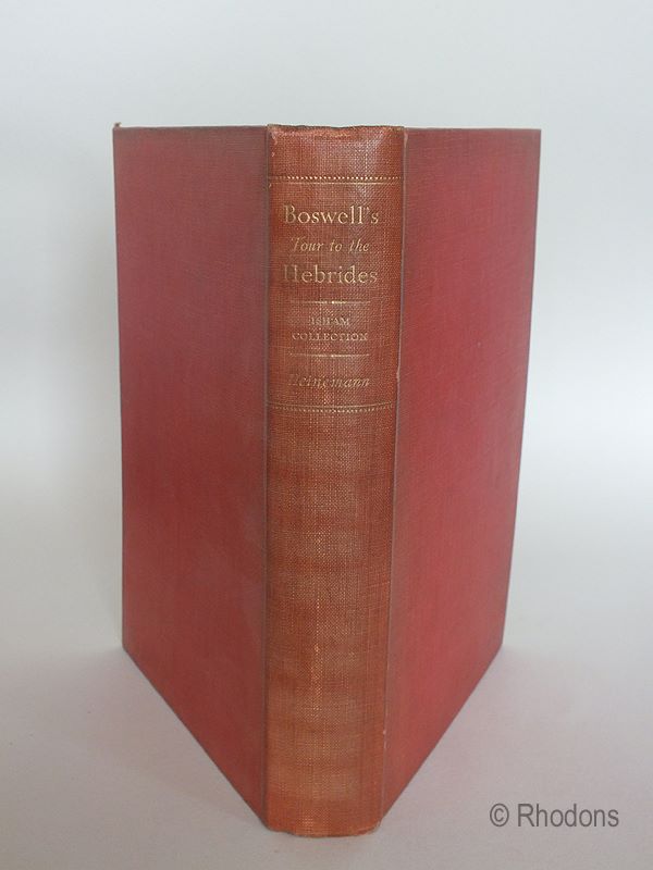 Boswell's Journal Of A Tour To The Hebrides With Samuel Johnson - James Boswell