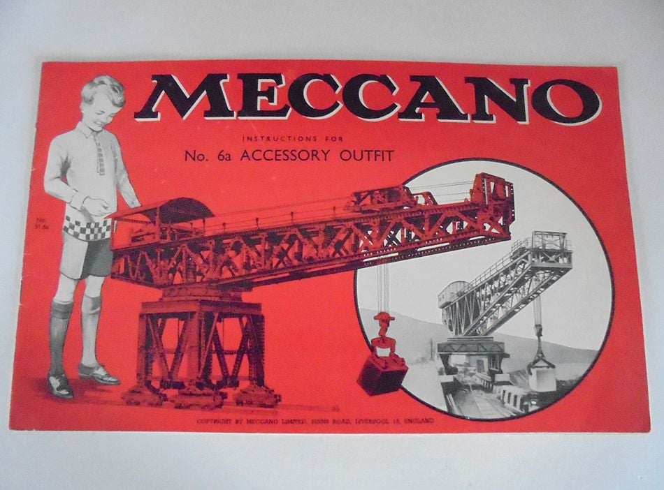 Original Vintage Meccano Manual