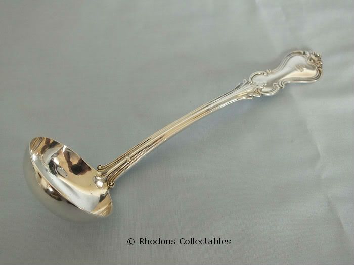 Early Victorian Solid Silver Toddy Ladle, John Mitchell Glasgow 1853