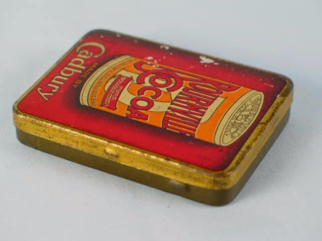 Cadbury's Bournville Cocoa Vesta Tin, Antique Advertising & Packaging