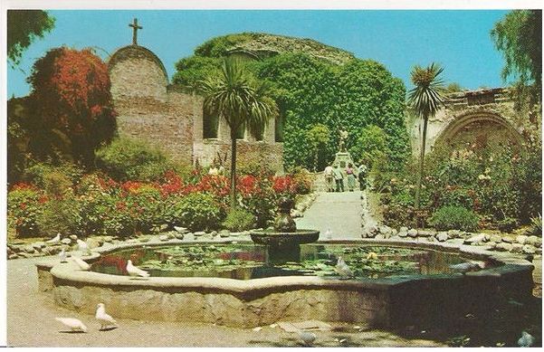 Mission San Juan Capistrano, California-Circa 1950s Postcard