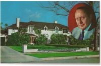 Jack Benny Residence, Beverly Hills, California, USA - Circa 1950s Postcard