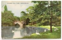 Cannon Hill Park, Birmingham Warwickshire - Early 1900s Postcard 