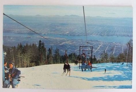 Vancouver, B C: View From Grouse Mountain - 1970s /1980s