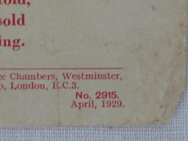 David Lloyd George 1920s Historical Political Fly Sheet: Do You Ken Lloyd George. Number 2915 