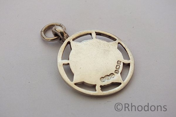 Silver Pocketwatch Chain Fob-1930s