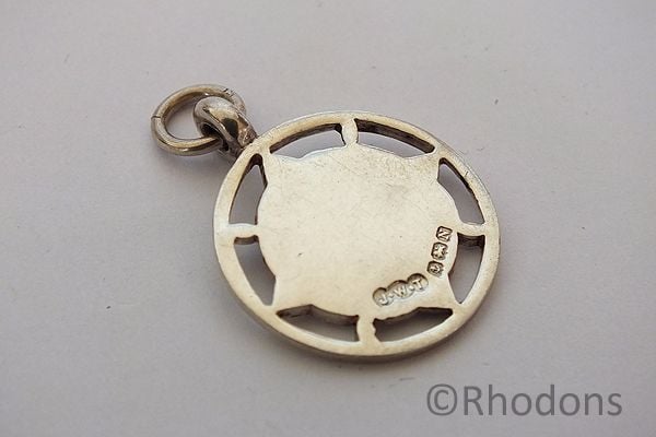 Silver Pocketwatch Chain Fob-1930s