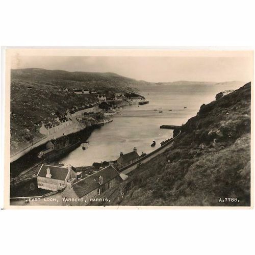 East Loch, Tarbet, Harris, Scotland - 1950s RP Postcard