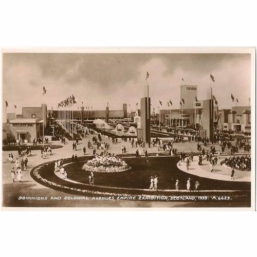 Scotland: 1938 Empire Exhibition Scotland Dominions & Colonial Avenues - Of