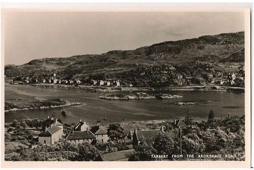 Scotland: Argyllshire, Tarbet From Ardrishaig Road - c1950s RP Postcard 