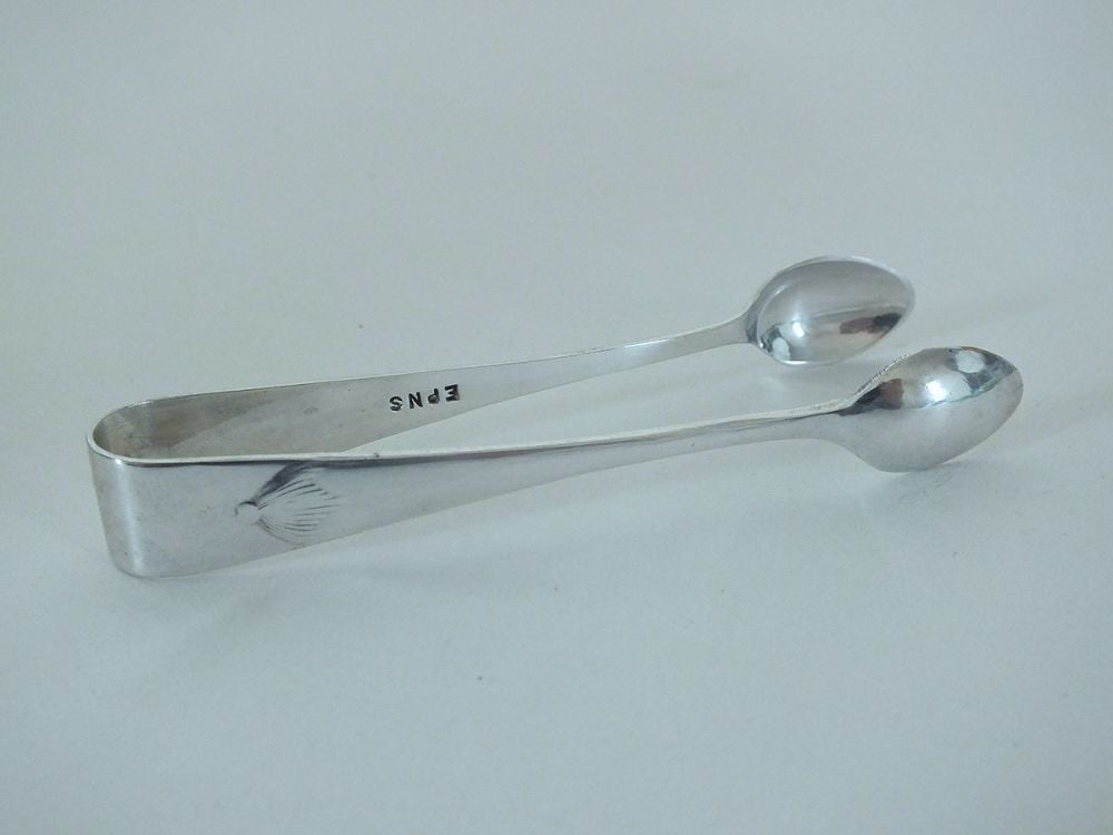Sugar Tongs, Silverplated, Early 1900s
