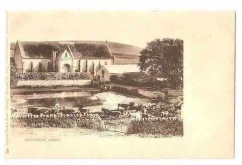 Abbotsbury Abbey, Dorset. Tucks ´County´ Postcard No 216 