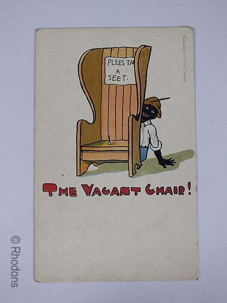 Valentines Black Americana Humourous Postcard, Early 1900s