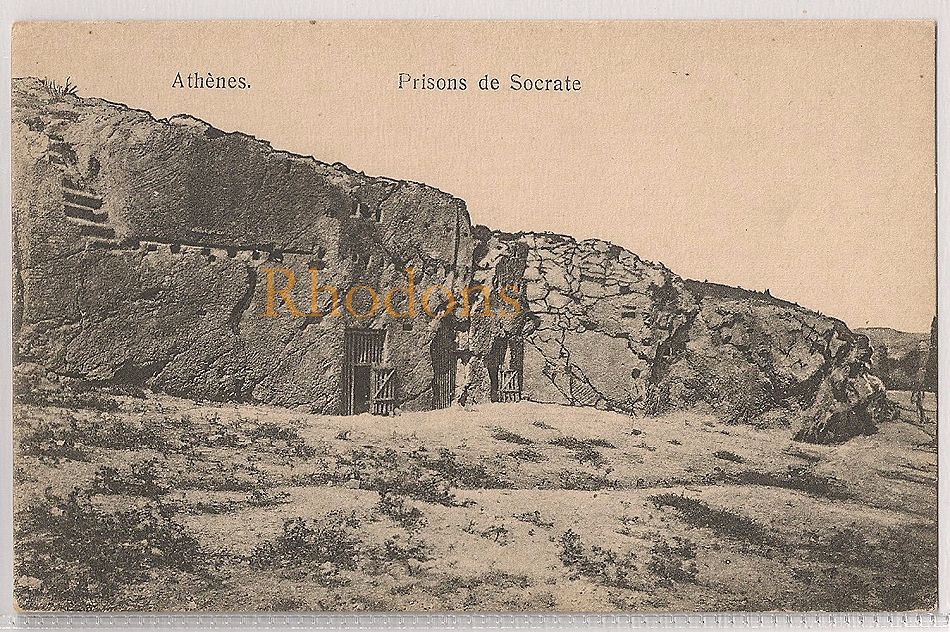 Greece: Athens, Prisons De Socrate, Early 1900s Postcard