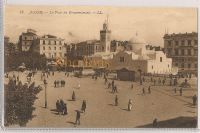 La Place Du Government & Grand Mosque Alger-Early 1900s Postcard