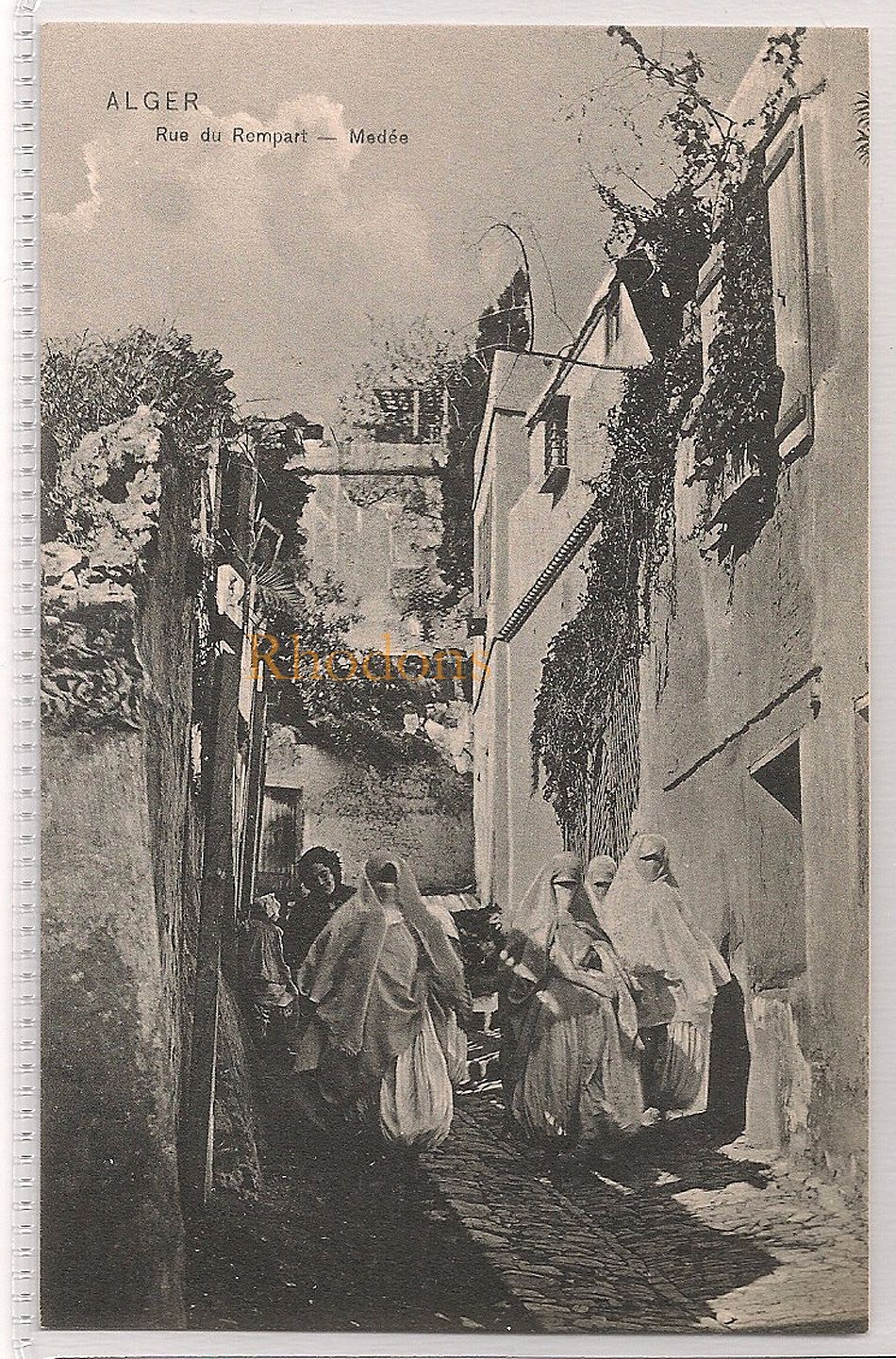 Algeria: Alger - Rue Du Rempart, Medee. Early 1900s Postcard