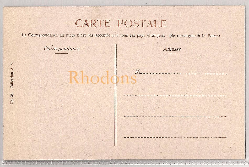 Rue Du Chameau, Algiers, Algeria - Early 1900s Postcard 