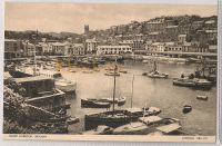 Brixham Inner Harbour Devon.Early / Mid 1900s Postcard