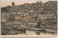 Brixham Harbour, Devon-Early/Mid 1900s Postcard
