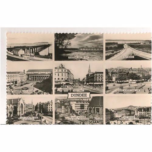 Scotland: Dundee 1960s Multiview RP Postcard