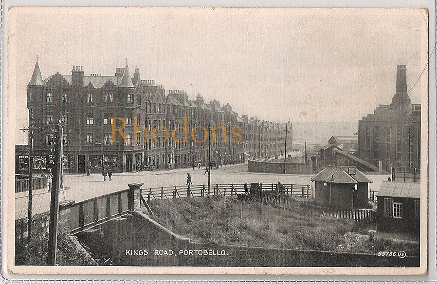 Scotland: Midlothian/Edinburgh. Kings Road, Portobello. Early 1900s Postcar