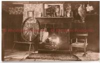 Tibbie Shiels Inn Fireplace & Spinning Wheel, Selkirk Postcard