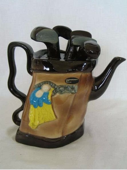 Novelty Golf Bag Teapot by Coopercraft