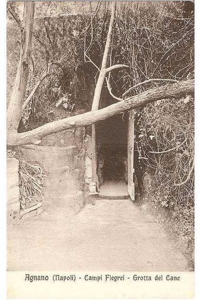 Italy: Agnano (Napoli) Campi Flerei, Grotta del Cane. 1920s Postcard