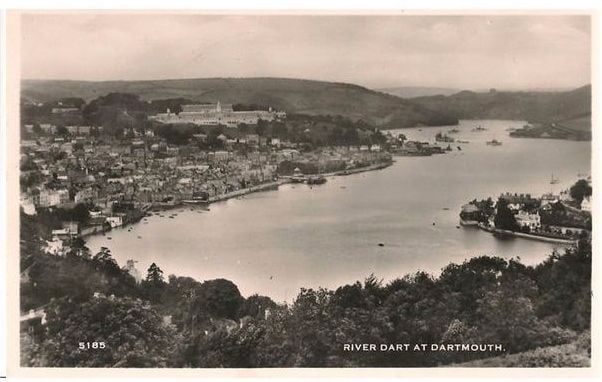 River Dart At Dartmouth Devon Circa 1930 /40s Real Photo Postcard 