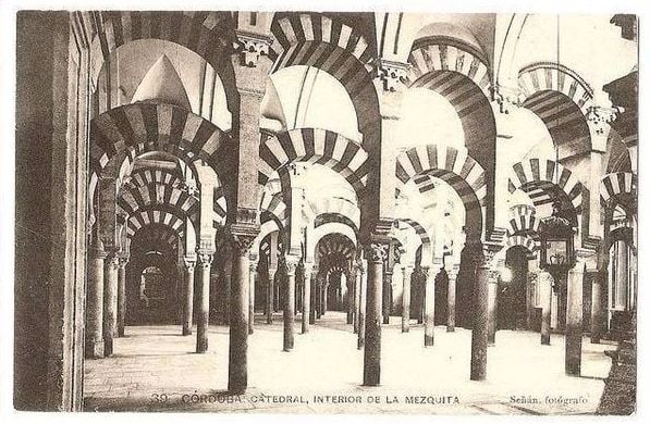 Spain: Cordoba Cathedral, Interior De La Mezquita. Circa 1930s Postcard 