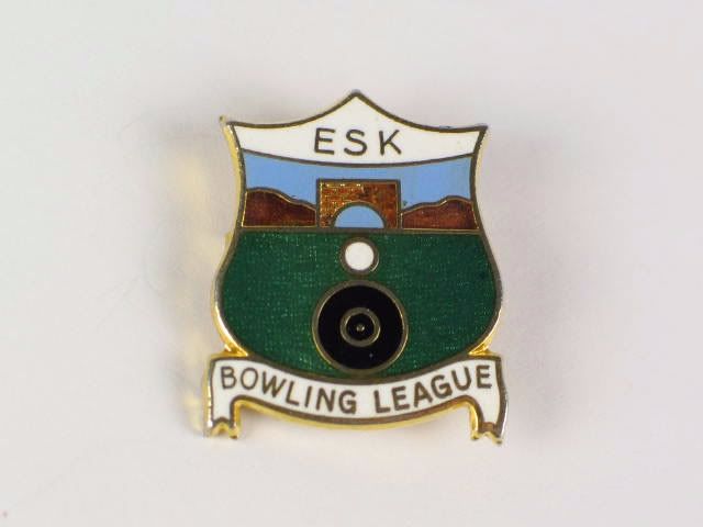 Esk Bowling Club Enamel Badge