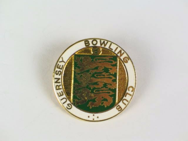 Guernsey Lawn Bowls Club Members Badge