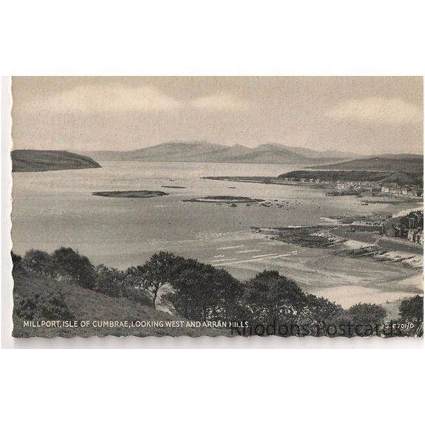 Millport, Isle of Cumbrae, Ayrshire, Scotland 1950s Postcard
