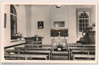 Hawkshead Methodist Chapel, Interior View Real Photo Postcard