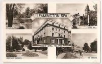 Leamington Spa, Warwickshire  Multiview Postcard 