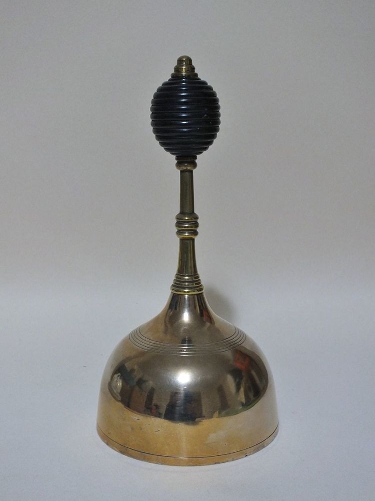 Brass Bell, Arts & Crafts Design, Late 1800s / Early 1900s