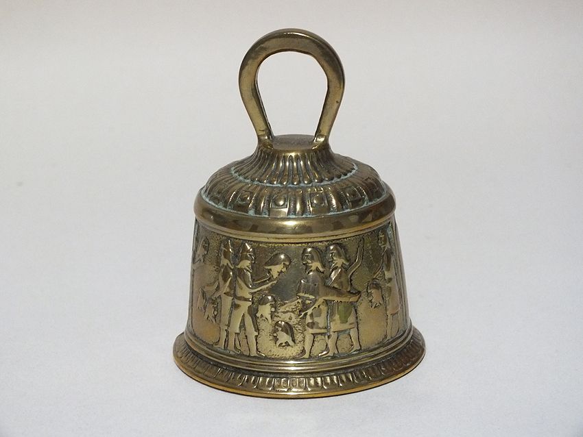 Brass Sanctuary Bell / Tea Bell-Unusual Design-Peerage 