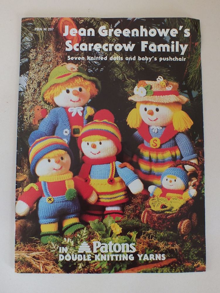 Jean Greenhowes Scarecrow Family Knitting Patterns Booklet. ISBN 1-873193-0