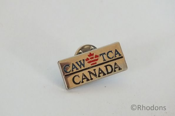 CAW TCA Trades Union Badge / Lapel Pin Badge. Circa 1980s / 1990s