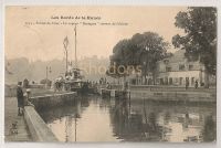 France: Les Bords de la Rance. Ecluse de Livet, Le Vapeur 'Bretagne' Sortant de L'ecluse. Early 1900s